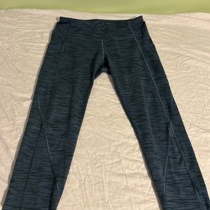 Heath yoga blue leggings - large